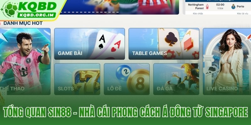 Sin88 và nền tảng PlayTech chuẩn Singapore phục vụ Đông Nam Á