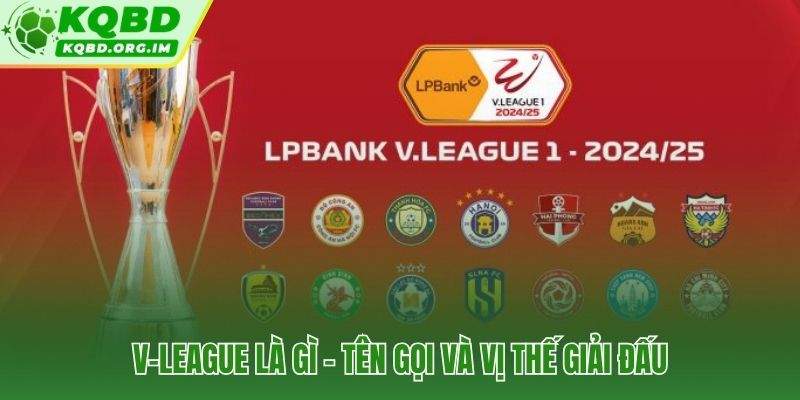 V-League từ LPBank đến Giải Vô Địch Quốc Gia qua từng tên gọi